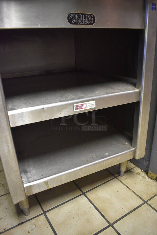 Sterling Stainless Steel Counter w/ 2 Under Shelves. 24x31x35. (bar) - Image 4 of 4