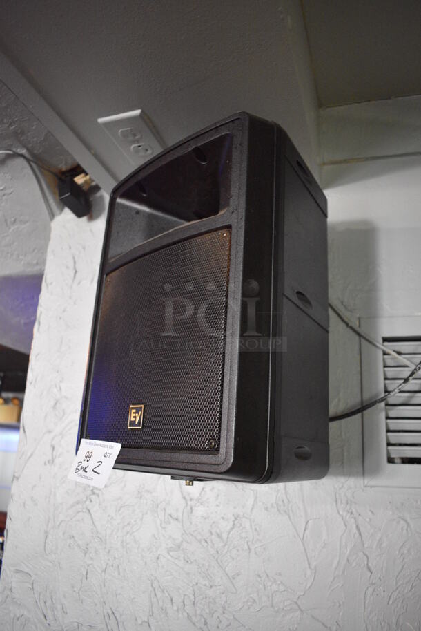 2 EV Model SX80 Wall Mount Speakers. BUYER MUST REMOVE. 12x16x9. 2 Times Your Bid! (bar) - Image 2 of 6