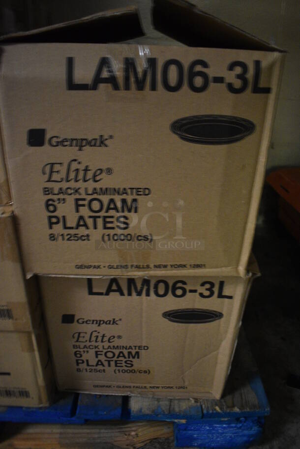 PALLET LOT of Various Paper Products Including Beverage Stirrers, Lids and Foam Plates. BUYER MUST REMOVE. (basement) - Image 2 of 7