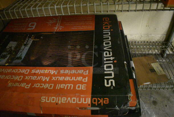 ALL ONE MONEY! Lot of Metal 2 Tier Shelving Unit w/ Contents Including Chafing Dish Fuel and Poly Pitchers. BUYER MUST DISMANTLE. PCI CANNOT DISMANTLE FOR SHIPPING. PLEASE CONSIDER FREIGHT CHARGES. 54x18x35. BUYER MUST REMOVE. (basement) - Image 3 of 5