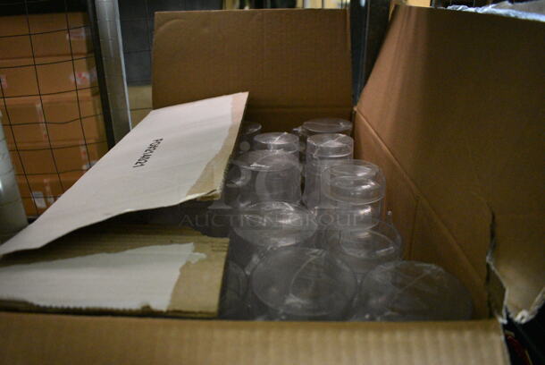 ALL ONE MONEY! Lot of Metal 4 Tier Wire Shelving Unit w/ Contents Including Poly Condiment Bottles, Utensils and Food Baskets. BUYER MUST DISMANTLE. PCI CANNOT DISMANTLE FOR SHIPPING. PLEASE CONSIDER FREIGHT CHARGES. 36x14x87. BUYER MUST REMOVE. (basement) - Image 5 of 6