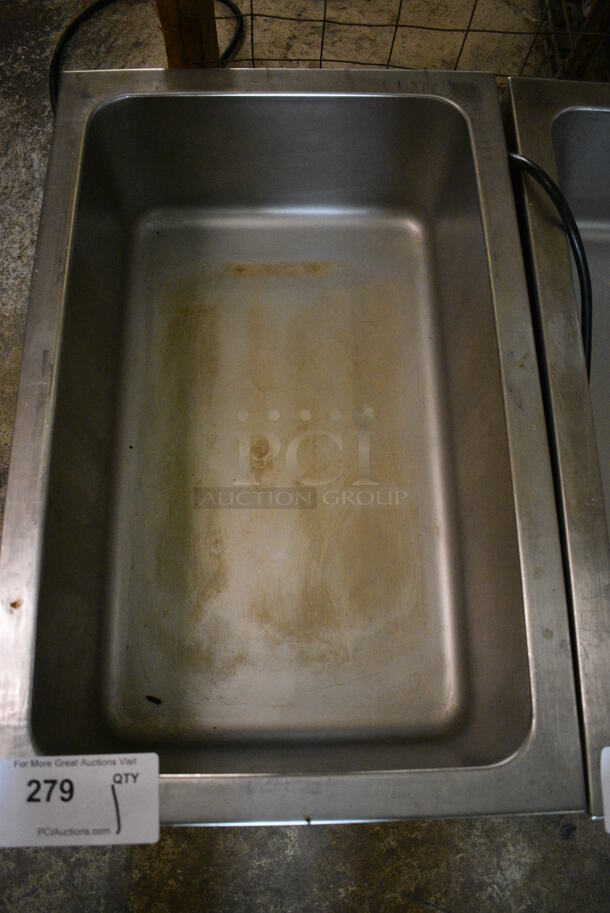 2013 Adcraft Model FW-1200WF Stainless Steel Commercial Countertop Food Warmer. 120 Volts, 1 Phase. 14.5x22.5x9. (basement) - Image 3 of 4