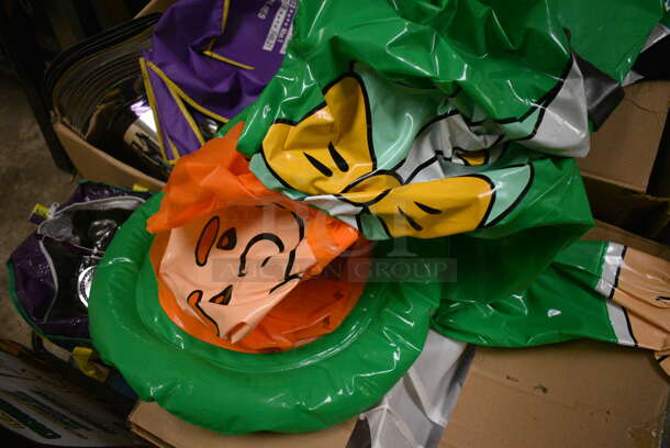 PALLET LOT of Various Items Including Chair, Inflatable and Metal Tank. BUYER MUST REMOVE. (basement) - Image 3 of 6