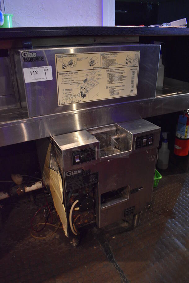 Glastender Model GT-18 / GT-18+2 Stainless Steel Commercial Glass Washer. 115 Volts, 1 Phase. BUYER MUST REMOVE. 60x25.5x38. (bar) - Image 2 of 10