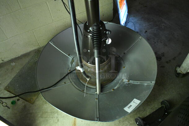 Metal Patio Heater. In 2 Pieces. 34x34x43, 23x23x49. (basement) - Image 2 of 3