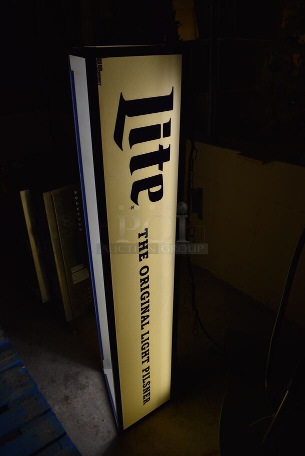 Lite Ceiling Mount Light Fixture. 51x13x10. Tested and Working! (basement) - Image 1 of 4