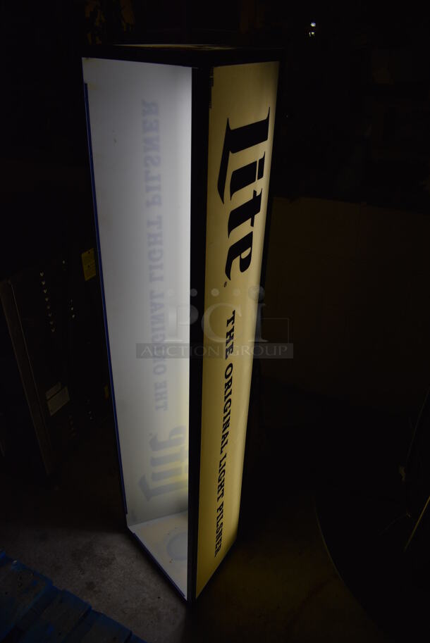 Lite Ceiling Mount Light Fixture. 51x13x10. Tested and Working! (basement) - Image 2 of 4