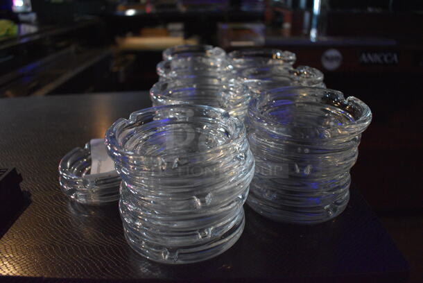 44 Glass Ash Trays. 4x4x1. 44 Times Your Bid! (bar)