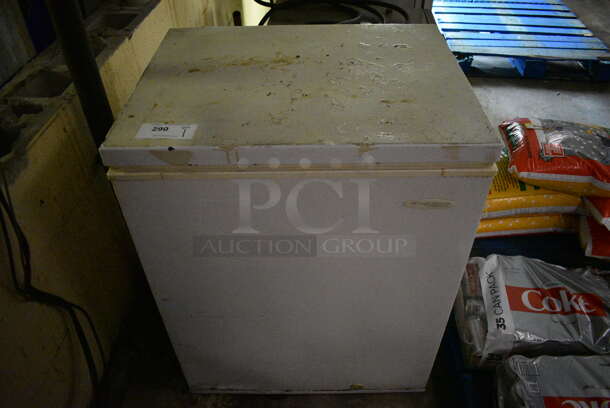 Frigidaire Chest Freezer. BUYER MUST REMOVE. 27x22x34. (basement) - Image 1 of 5