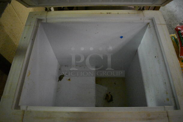 Frigidaire Chest Freezer. BUYER MUST REMOVE. 27x22x34. (basement) - Image 4 of 5