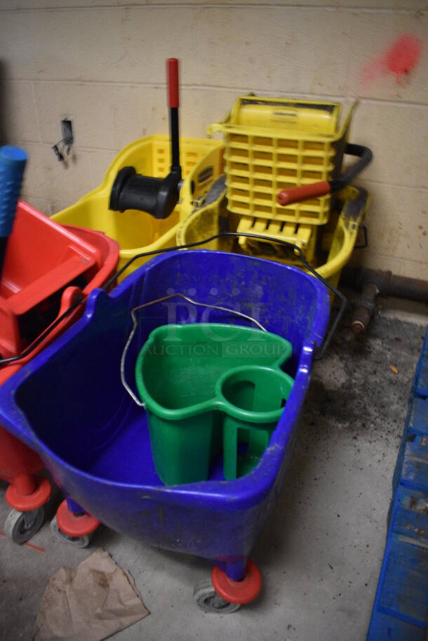4 Various Poly Mop Buckets. Including 14x20x16. 4 Times Your Bid! (basement) - Image 2 of 4