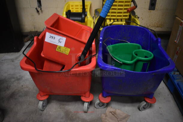 4 Various Poly Mop Buckets. Including 14x20x16. 4 Times Your Bid! (basement) - Image 4 of 4