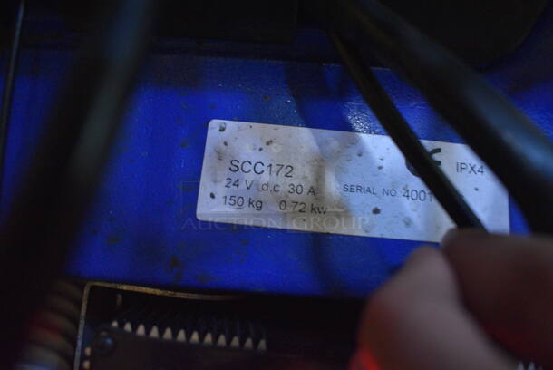 Windsor Model SCC172 Metal Commercial Floor Cleaning Machine w/ 10 Cleaning Pads and 2 New Blades. BUYER MUST REMOVE. 30x40x39. Tested and Working! (basement) - Image 6 of 12