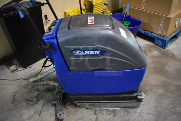 Windsor Model SCC172 Metal Commercial Floor Cleaning Machine w/ 10 Cleaning Pads and 2 New Blades. BUYER MUST REMOVE. 30x40x39. Tested and Working! (basement) - Image 8 of 12