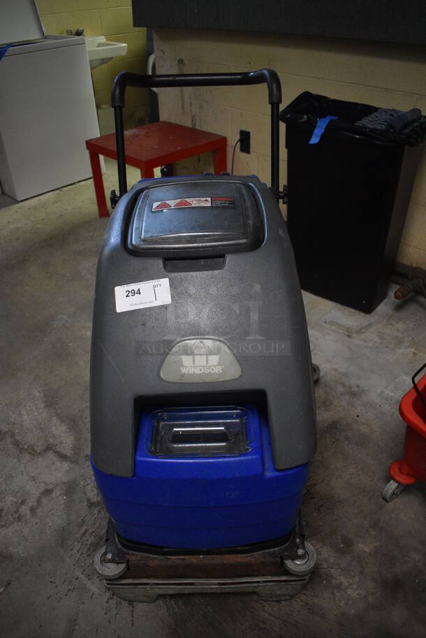 Windsor Model SCC172 Metal Commercial Floor Cleaning Machine w/ 10 Cleaning Pads and 2 New Blades. BUYER MUST REMOVE. 30x40x39. Tested and Working! (basement) - Image 9 of 12