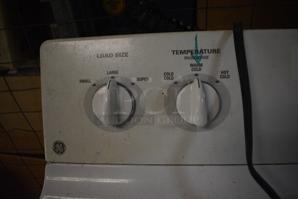 2 Metal Top Load Washers For Parts; Kenmore Elite and General Electric. BUYER MUST REMOVE. 27x26x42. 2 Times Your Bid! (basement) - Image 7 of 8