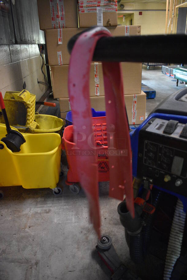 Windsor Model SCC172 Metal Commercial Floor Cleaning Machine w/ 10 Cleaning Pads and 2 New Blades. BUYER MUST REMOVE. 30x40x39. Tested and Working! (basement) - Image 12 of 12