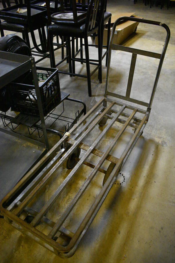 3 Various Metal Carts w/ Contents. Includes 53x18x38. 3 Times Your Bid! (basement) - Image 2 of 4