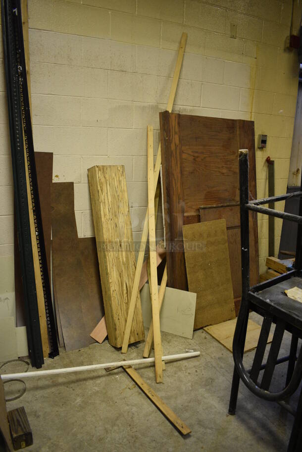 ALL ONE MONEY! Lot of Various Items Including Wood and Poly Panes. BUYER MUST REMOVE. (basement) - Image 4 of 5