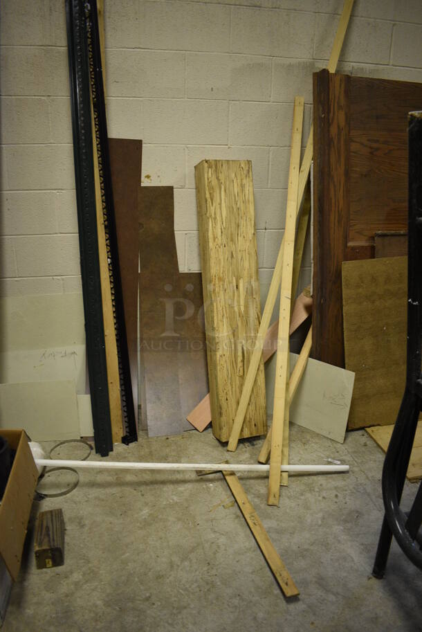 ALL ONE MONEY! Lot of Various Items Including Wood and Poly Panes. BUYER MUST REMOVE. (basement) - Image 5 of 5
