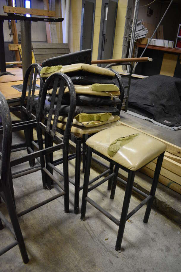 ALL ONE MONEY! Lot of 19 Bar Height Chairs and 6 Tables. BUYER MUST REMOVE. Includes 18x18x44, 52x29x30. (basement) - Image 3 of 4