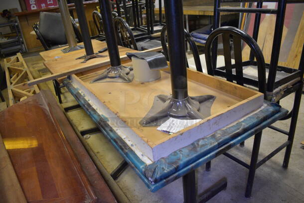 ALL ONE MONEY! Lot of 19 Bar Height Chairs and 6 Tables. BUYER MUST REMOVE. Includes 18x18x44, 52x29x30. (basement) - Image 4 of 4