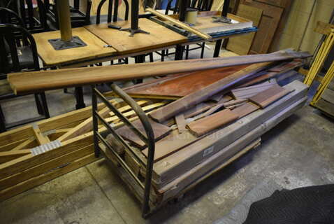 ALL ONE MONEY! Lot of Brazilian Cherry Wood. BUYER MUST REMOVE. Includes 84x6.5x0.5. (basement)