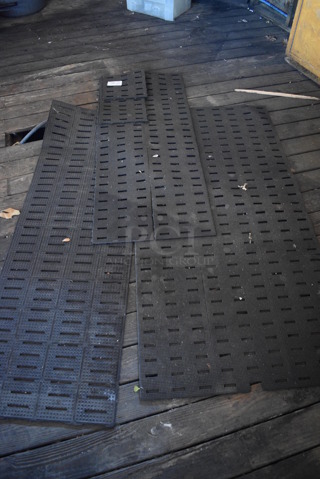 ALL ONE MONEY! Lot of Various Floor Mat Pieces. Includes 71x36. (patio)