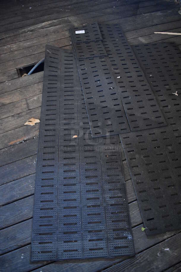 ALL ONE MONEY! Lot of Various Floor Mat Pieces. Includes 71x36. (patio) - Image 2 of 5