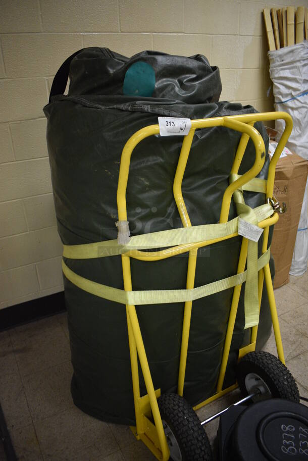 Commercial Inflatable Obstacle Course w/ Blower and Oversized Metal Hand Truck. (basement) - Image 5 of 7