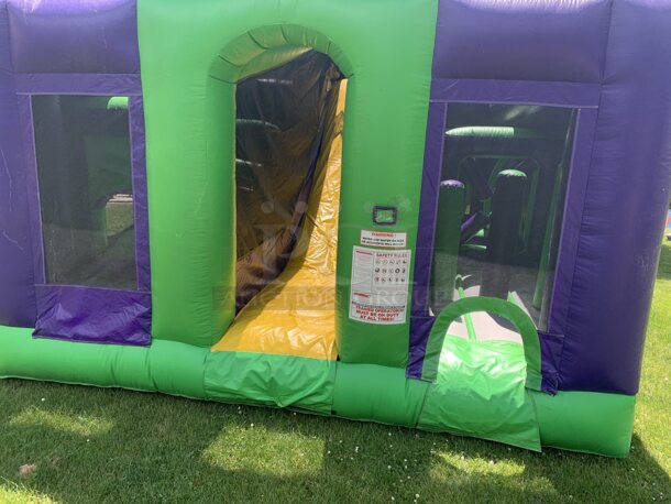 Commercial Inflatable Obstacle Course w/ Blower and Oversized Metal Hand Truck. (basement) - Image 6 of 7