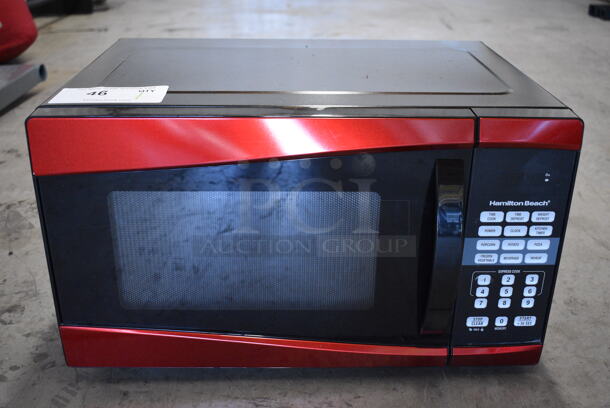 Walmart Model EM925AJW-P2 Metal Countertop Microwave Oven. 120 Volts, 1 Phase. 19x13x11