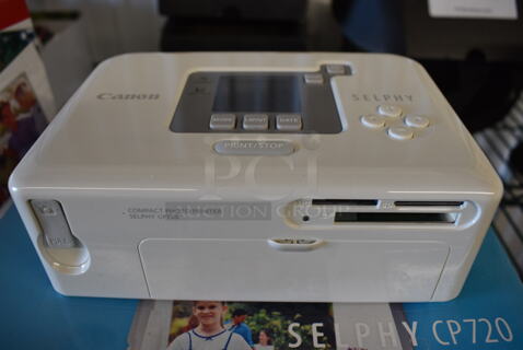 IN ORIGINAL BOX! Canon Selphy CP720 Compact Photo Printer. 10x5x9