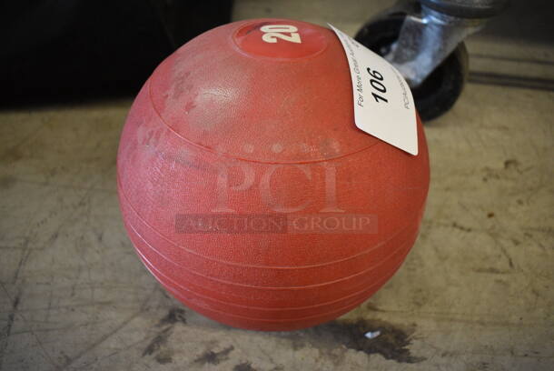 Rogue ESB-20 Black 20 Pound Medicine Ball. 9x9x9