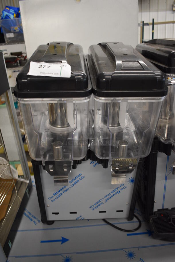 Avantco COLDREAM 2M Metal Commercial Countertop 2 Hopper Refrigerated Beverage Machine. 120 Volts, 1 Phase. 16x18x26. Tested and Working! - Image 1 of 5