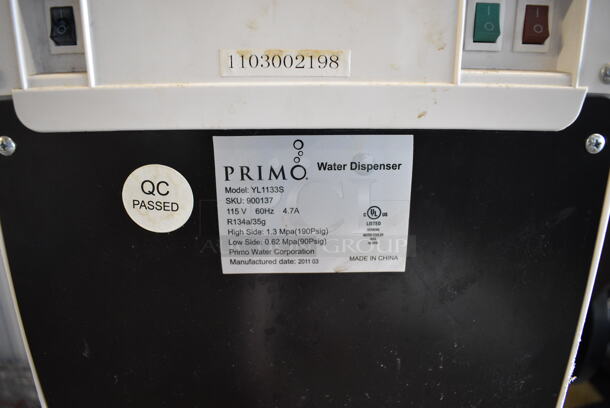 Primo Model YL1133S Floor Style Water Cooler. 115 Volts, 1 Phase. 11x11.5x36. Tested and Working! - Image 7 of 7