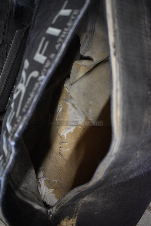 2 CFF Fit Black Bags w/ Two 25 Lb Medicine Ball. 30x12x12. 2 Times Your Bid! - Image 11 of 12