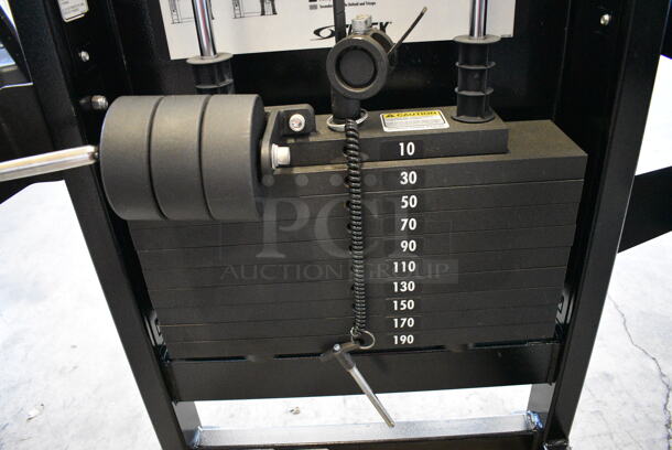 Cybex Black Metal Commercial Radial Axis Overhead Press Machine. 54x56x61 - Image 4 of 8
