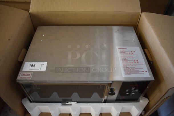 BRAND NEW IN BOX! Wisco 616A Stainless Steel Commercial Countertop Electric Powered Oven. 115 Volts, 1 Phase. 22.5x15.5x11. Tested and Working! - Image 2 of 5