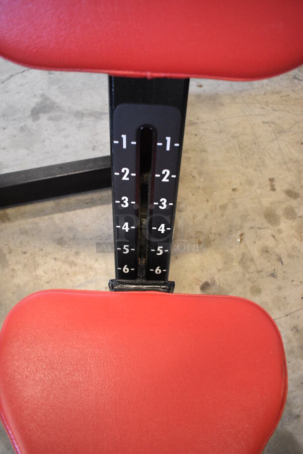 Cybex Black Metal Commercial Radial Axis Overhead Press Machine. 54x56x61 - Image 7 of 8