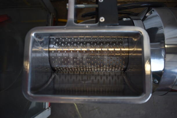 2021 BRAND NEW SCRATCH AND DENT! Estella Model 348CG112 Stainless Steel Commercial Countertop Electric Hard Cheese Grater. 120 Volts, 1 Phase. 17x10x15. Tested and Working! - Image 5 of 8