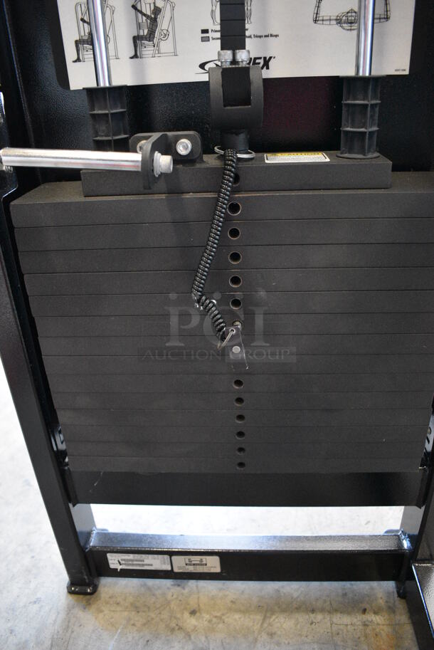 Cybex Black Metal Commercial Axis Chest Press Machine. 52x48x75 - Image 6 of 8