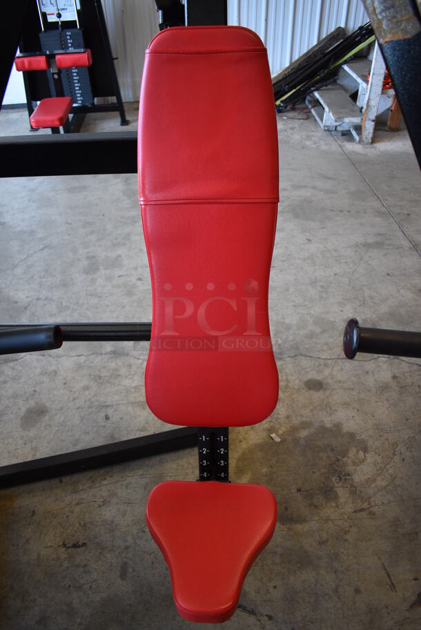 Cybex Black Metal Commercial Axis Chest Press Machine. 52x48x75 - Image 7 of 8