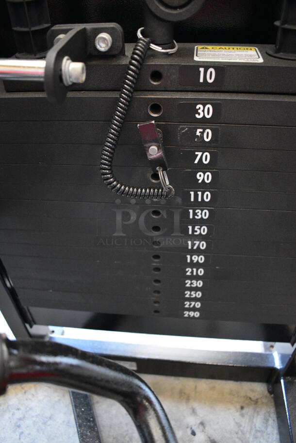 Cybex Black Metal Commercial Leg Extension Machine. 39x54x61 - Image 5 of 10