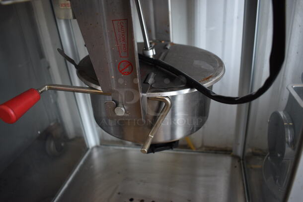 FunTime Model FT825CR/UE40010 Metal Commercial Countertop Popcorn Maker Merchandiser. 120 Volts, 1 Phase. 21x18x26. Tested and Working! - Image 4 of 6