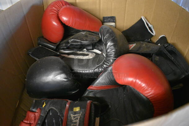 ALL ONE MONEY! Lot of Everlast and Title Boxing Gloves - Image 2 of 6