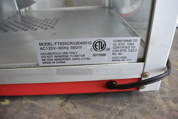 FunTime Model FT825CR/UE40010 Metal Commercial Countertop Popcorn Maker Merchandiser. 120 Volts, 1 Phase. 21x18x26. Tested and Working! - Image 6 of 6