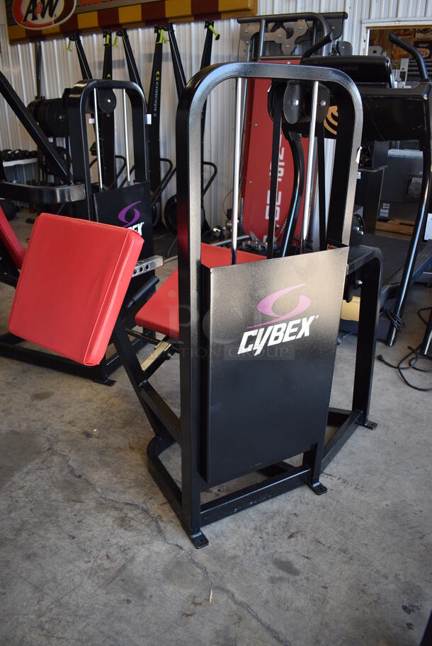 Cybex Black Metal Commercial Leg Extension Machine. 39x54x61 - Image 9 of 10