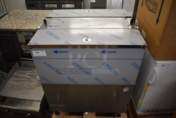 BRAND NEW! Beverage Air Model ST34N-S Stainless Steel Commercial Milk Cooler on Commercial Casters. 115 Volts, 1 Phase. 34x30.5x42. Tested and Working!
