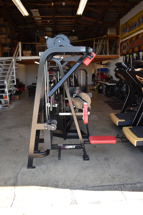 Cybex Black Metal Commercial Dual Axis Rear Delt Machine. 23x60x81 - Image 2 of 7